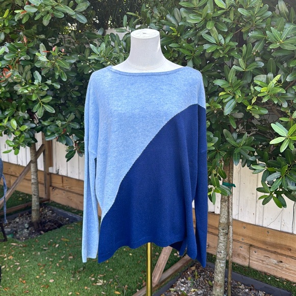 Lilly Pulitzer Geometric 100% Cashmere Sweater - Picture 1 of 5